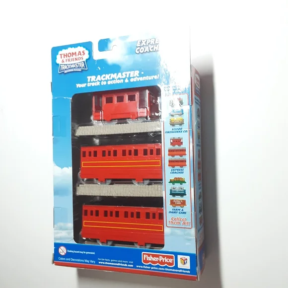 VINTAGE Fisher Price Thomas the Train: TrackMaster Express Coaches NEW Cars & Vehicles
